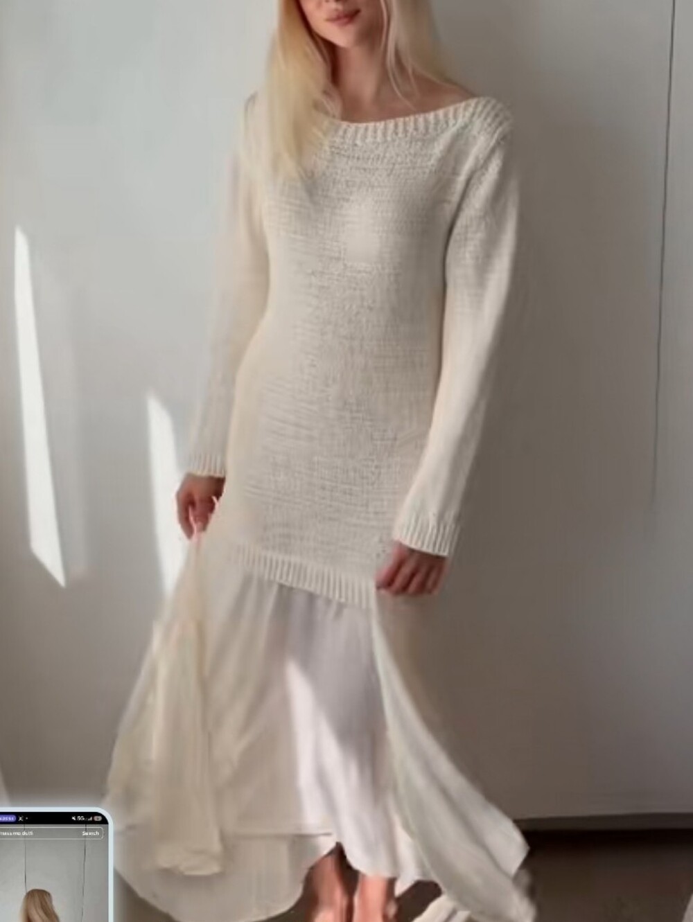 Massimo Dutti Cream Dress Size XS NeW!!